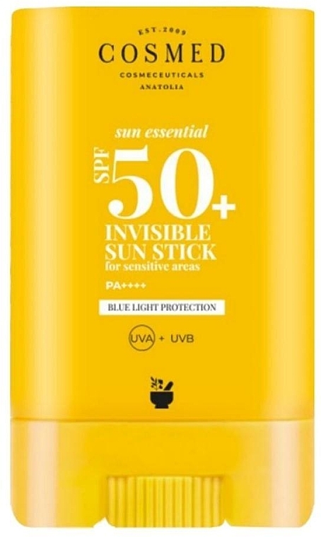 Сонцезахисний крем-стік - Cosmed Sun Essential SPF50 Invisible Sun Stick — фото N1
