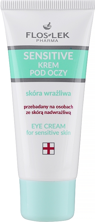 Мягкий крем для чувствительной кожи вокруг глаз - Floslek Eye Care Expert Midl Eye Cream For Sensitive Skin