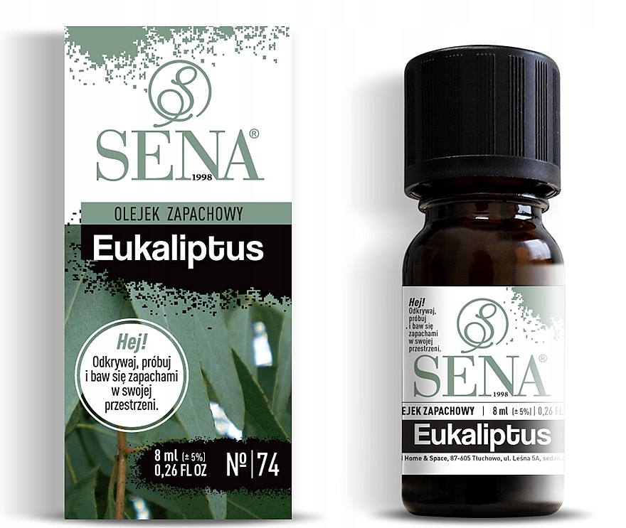 Ароматична олія "Евкаліпт" - Sena Aroma Oil №74 Eucalyptus — фото N1
