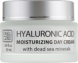 Зволожувальний денний крем з гіалуроновою кислотою і мінералами Мертвого моря - Dead Sea Collection Hyaluronic Acid Moisturizing Day Cream — фото N2