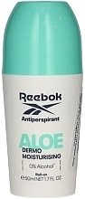 Дезодорант-антиперспирант шариковый "Алоэ" - Reebok Aloe Moisturizing Roll-on Women's Deodorant Antiperspirant — фото N1