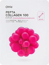 Парфумерія, косметика Зміцнювальна тканинна маска для обличчя з колагеном - Ottie Pepta Collagen 100 Mask