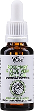 Масло для лица с розмарином и алоэ - VCee Rosemary & Aloe Face Oil Calming & Protecting  — фото N1