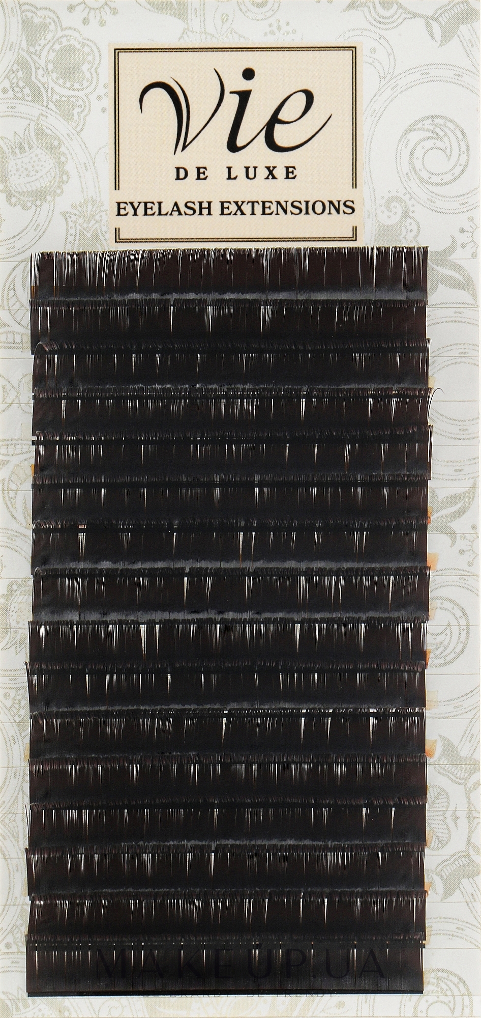 Вії у стрічці, темний шоколад, B 0,1/11 - Vie de Luxe — фото 1уп