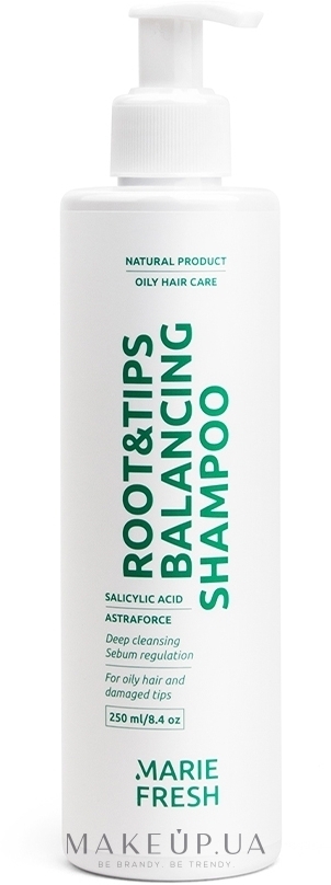 Шампунь для жирних коренів і сухих кінчиків волосся - Marie Fresh Root & Tips Balancing Shampoo — фото 250ml