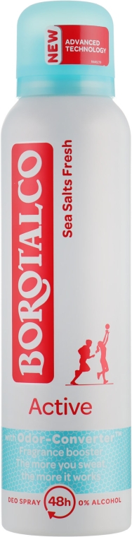 Дезодорант-спрей - Borotalco Active Sea Salts Fresh — фото N1