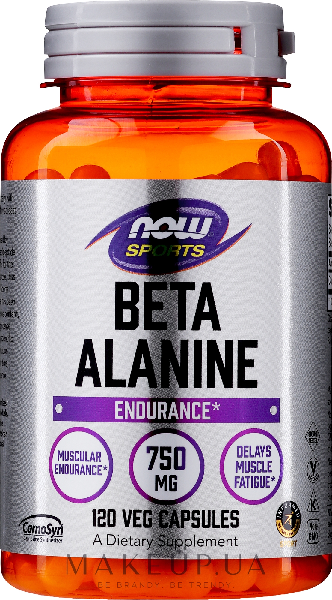 Пищевая добавка "Бета-аланин" - Now Foods Beta-Alanine Sports — фото 120шт