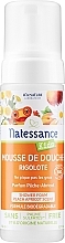 Органічна піна для душу - Natessance Peach & Apricot Kids Shower Foam — фото N1
