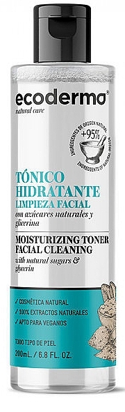 Зволожувальний тонік для обличчя - Ecoderma Tonico Hidratante — фото N1