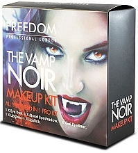 Парфумерія, косметика Набір для макіяжу, 5 продуктів - Freedom Makeup Pro Halloween Look Vamp Noir