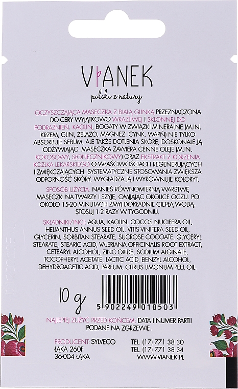 Набор - Vianek (oil/150 ml + night/cream/50ml + mask/10ml) — фото N7