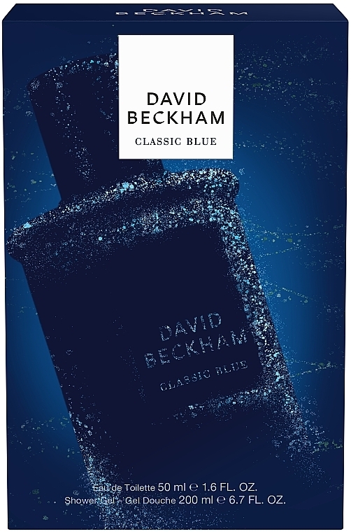 David Beckham Classic Blue - Набір (edt/50ml + sh/gel/200ml) — фото N3