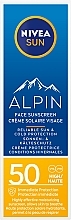 Духи, Парфюмерия, косметика Солнцезащитный крем для лица SPF50 - NIVEA Sun Alpin Sun Cream for Face SPF 50+