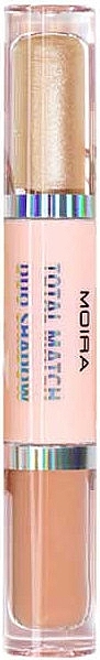 Двоколірні тіні для повік - Moira Liquid Eyeshadow Total Match Duo — фото N1