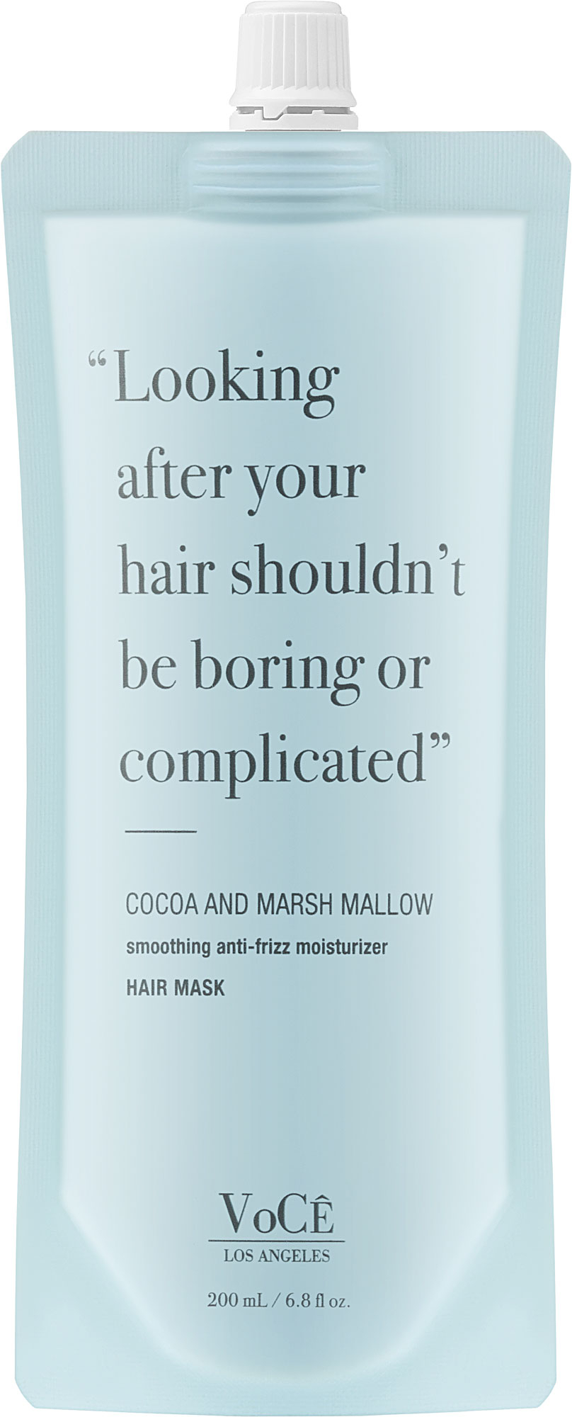 Разглаживающая маска для волос - VoCê Cocoa and Marsh Mallow Smoothing Anti-Frizz Hair Mask — фото 200ml