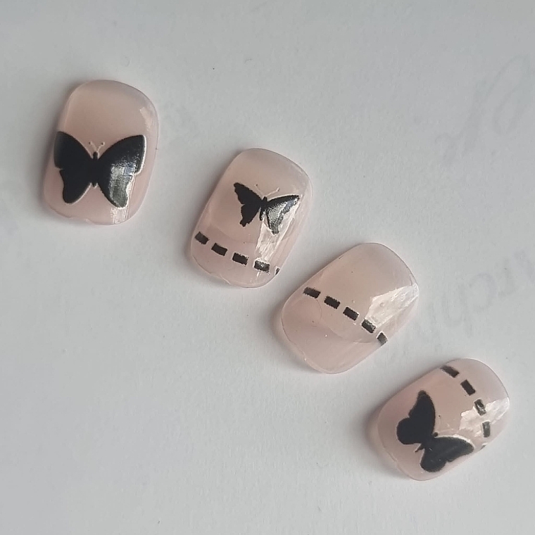 Накладні нігті для дітей "Метелик", 960 - Deni Carte Magic Miss Tips — фото N3