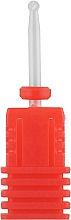 Парфумерія, косметика Насадка для фрезера керамічна (F) червона, Small Ball 3/32 - Vizavi Professional