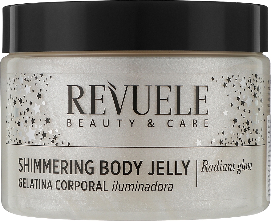 Мерехтливе срібне желе для тіла - Revuele Shimmering Body Jelly Silver — фото N1