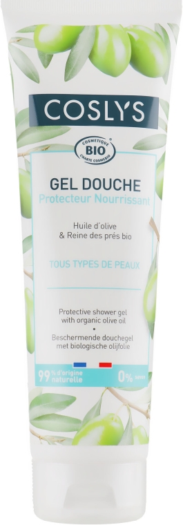 Захисний гель для душу з органічним маслом оливи - Coslys Body Care Shower Gel Protective with Organic Olive Oil — фото N1