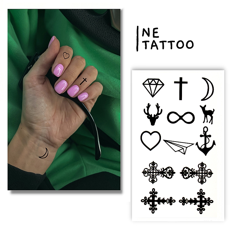 Временное тату "Символы" - Ne Tattoo — фото N1