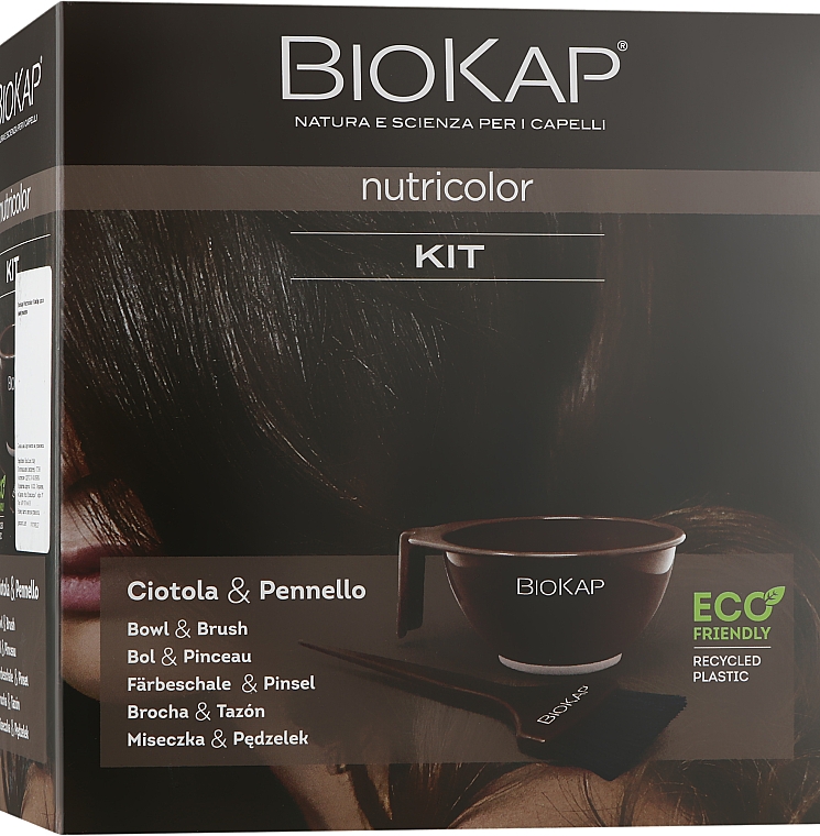 Набор для окрашивания волос - BiosLine Biokap Nutricolor (acs/2pcs) — фото N1