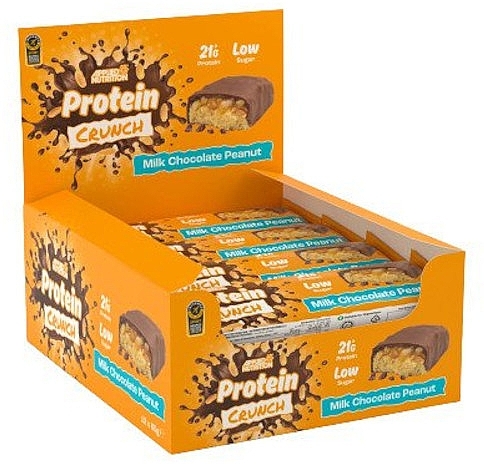Протеиновый батончик - Applied Nutrition Crunch Bar Milk Chocolate Peanut — фото N1