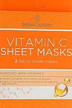 Духи, Парфюмерия, косметика УЦЕНКА Увлажняющая маска для лица - Skin Academy Vitamin C Sheet Masks *