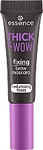 Фіксувальна туш для брів - Essence Thick & Wow! Fixing Brow Mascara — фото N1