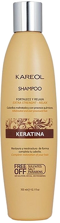 Шампунь для волосся з кератином - Kareol Keratin Shampoo — фото N1