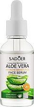 Духи, Парфюмерия, косметика Сыворотка для лица с экстрактом алоэ вера - Sadoer Aloe Vera Hydrate Moisturize Face Serum