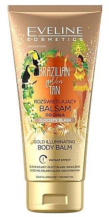 Бронзирующий бальзам для тела - Eveline Cosmetics Brazilian Body Golden Tan — фото N1