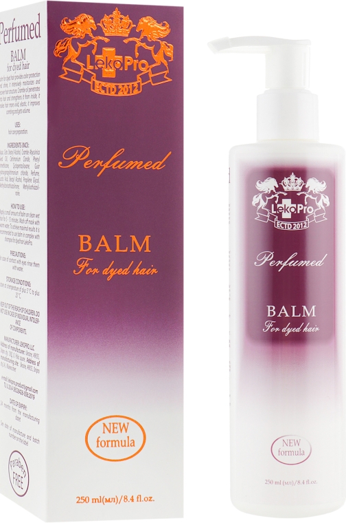 Бальзам парфюмированный для окрашенных волос - LekoPro Perfumed BalmFor Dyed Hair