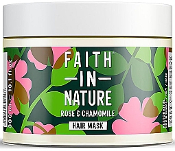 Відновлювальна маска для волосся - Faith In Nature Rose & Chamomile Hair Mask — фото N1