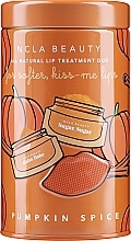 Парфумерія, косметика Набір - NCLA Beauty Pumpkin Spice Lip Care Set Limited Edition (lip/balm/10ml + lip/scr/15ml + acc)