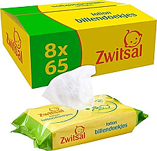 Духи, Парфюмерия, косметика Детские влажные салфетки, 8x65 шт. - Zwitsal Lotion Wipes