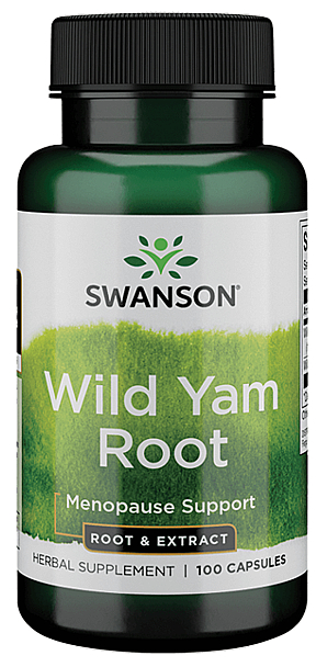 Харчова добавка "Дикий корінь Яма" - Swanson Wild Yam Root — фото N1