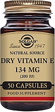 Парфумерія, косметика Харчова добавка "Вітамін Е 134 MG 200 IU" - Solgar Dry Vitamin E 134 MG 200 IU
