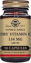 Пищевая добавка "Витамин Е 134 MG 200 IU" - Solgar Dry Vitamin E 134 MG 200 IU — фото N1