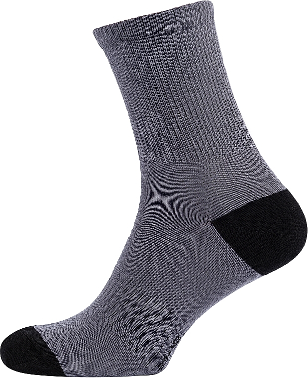 Шкарпетки чоловічі високі RT1321-009, сірі - ReflexTex — фото N1