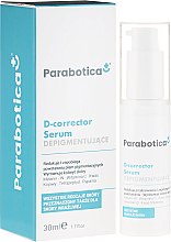 Парфумерія, косметика Концентрована сироватка для обличчя - Parabotica Depigmenting D-Corrector Serum