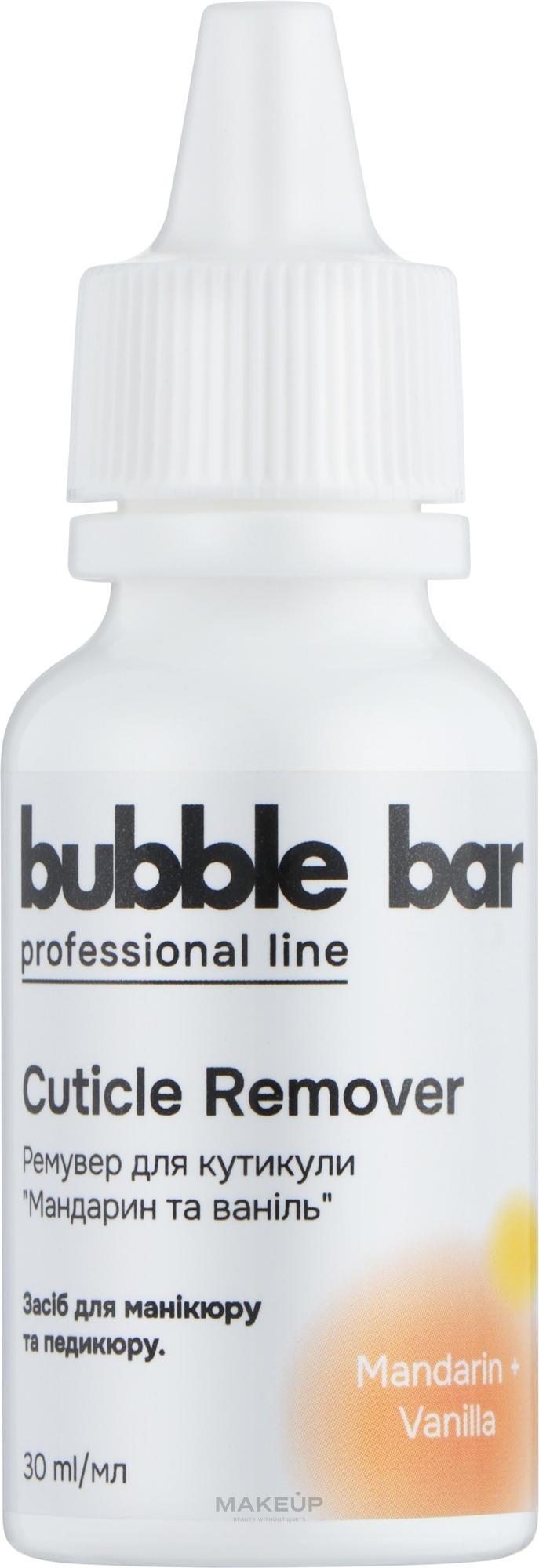 Ремувер для кутикули "Мандарин та ваніль" - Bubble Bar Cuticle Remover — фото 30ml