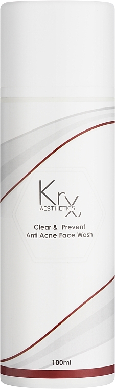 Очищаючий бактерицидний гель з 2% саліциловою кислотою та церамідами - KRX Aesthetics Anti Acne Face Wash — фото N1