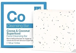 Духи, Парфюмерия, косметика Очищающее мыло для лица - Dr. Botanicals Cocoa & Coconut Superfood Facial Cleansing Bar