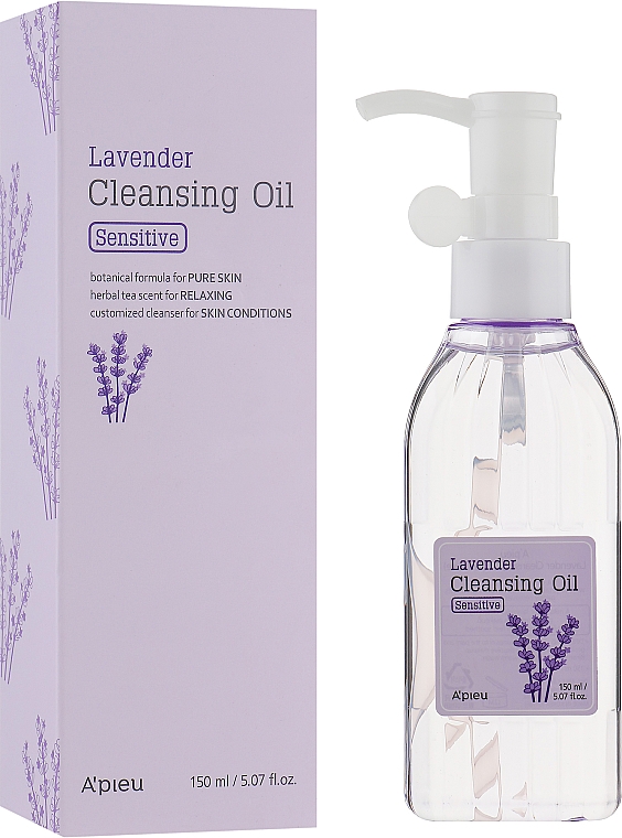 Очищающее масло "Лаванда" - A'pieu Lavender Cleansing Oil — фото N1