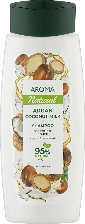 Шампунь для волос "Арган и кокос" - Aroma Natural — фото N1
