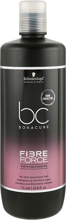 Бессульфатный укрепляющий шампунь - Schwarzkopf Professional BC Bonacure Fibre Force Fortifying Shampoo — фото N1