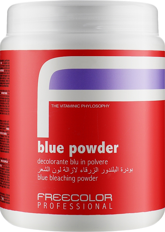 Обесцвечивающая пудра для волос - Oyster Cosmetics Freecolor Blue Powder — фото N3
