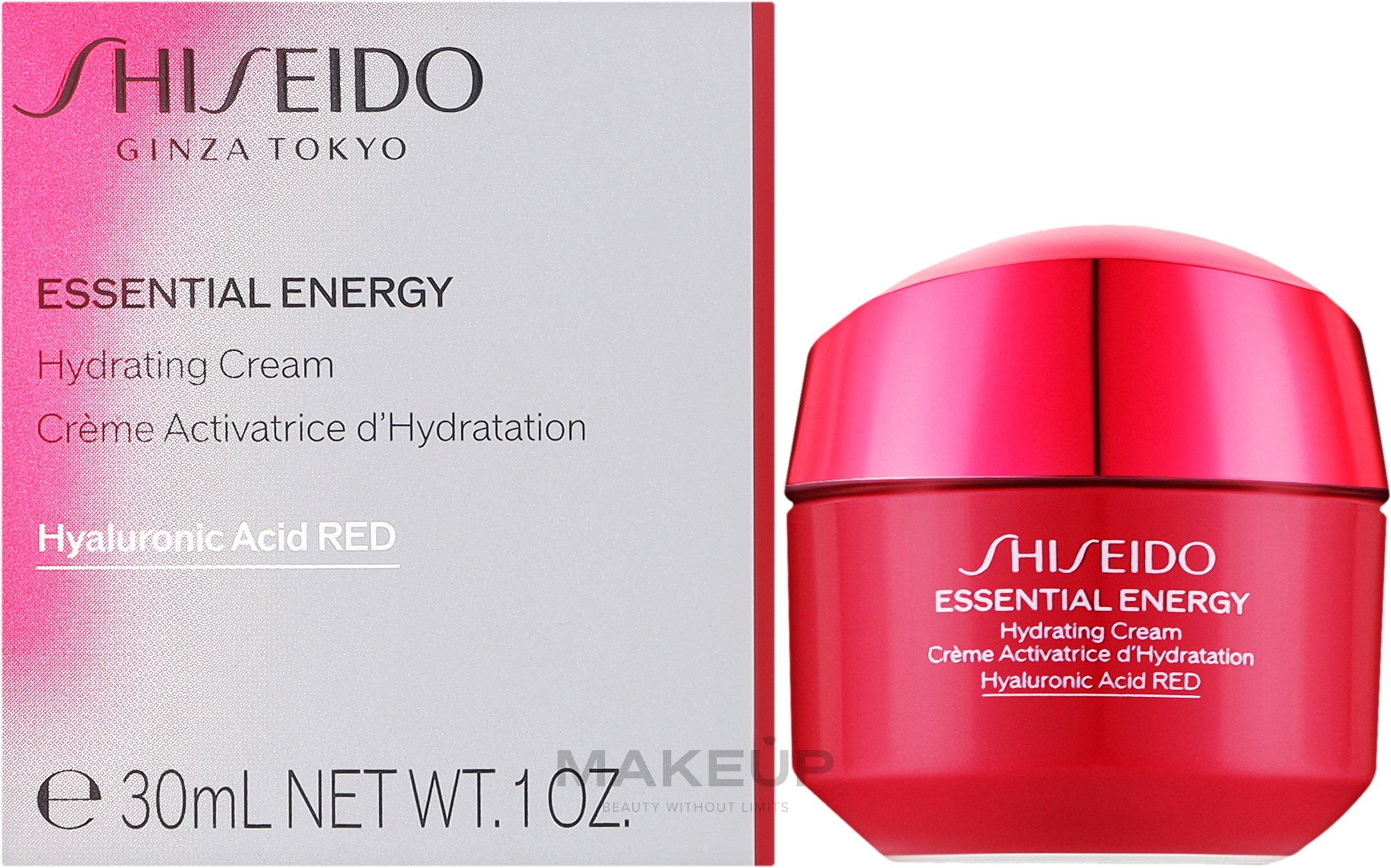 Увлажняющий крем для лица с экстрактом корня женьшеня - Shiseido Essential Energy Hydrating Cream — фото 30ml