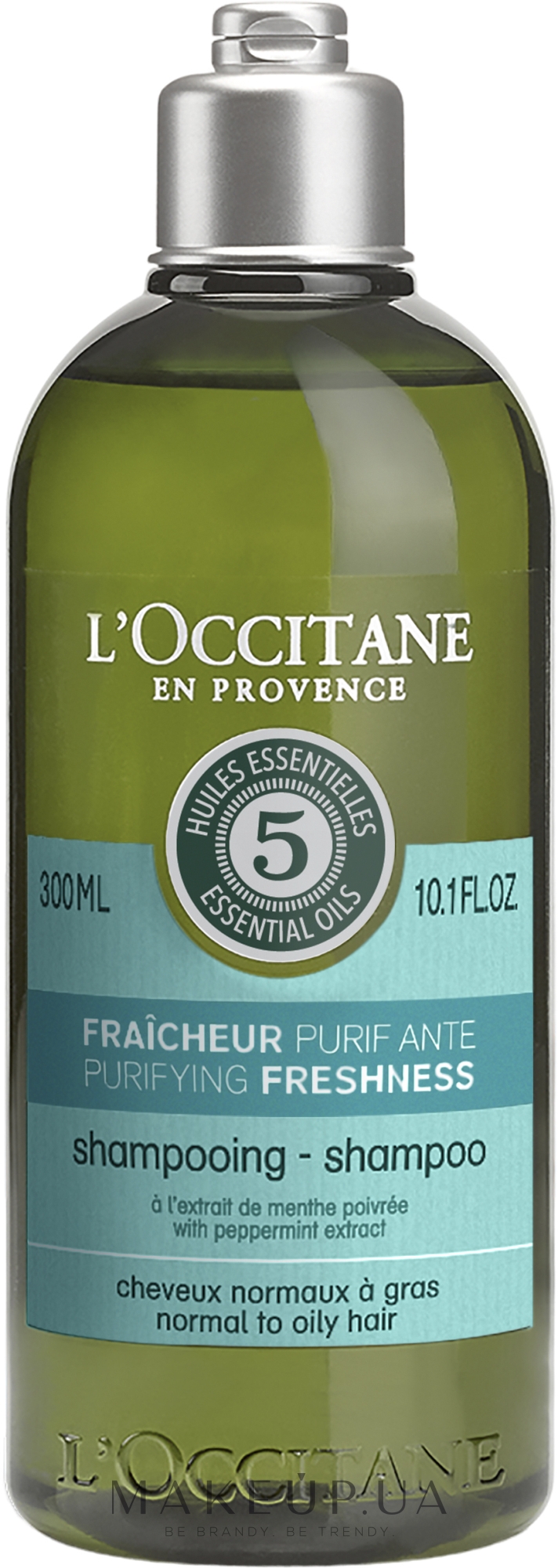 Освіжальний шампунь для волосся - L´Occitane Aromachologie Purifying Freshness Hair Shampoo — фото 300ml