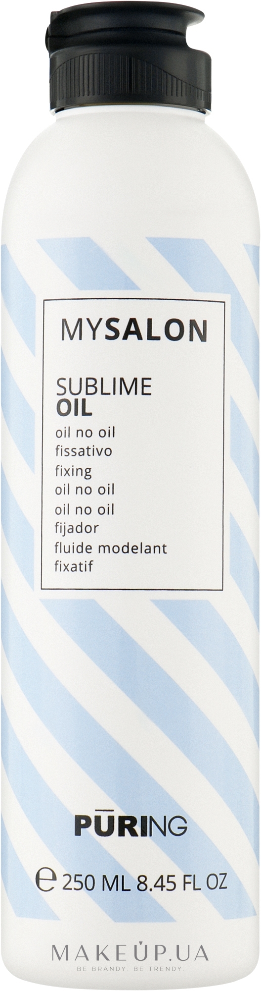 Флюид для моделирования волос - Puring MySalon Sublime Oil — фото 250ml